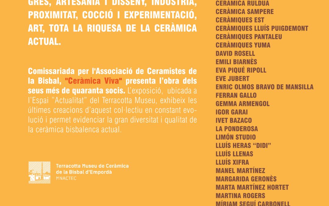 CERÀMICA VIVA 2025 8a Edició