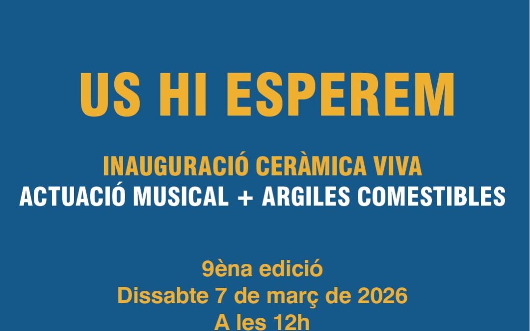 Inauguració de la 9a edició de Ceràmica Viva